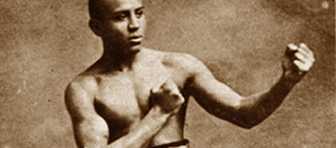 Photo of boxer Joe Gans, the subject of Hemingway's story 'A Matter of Colour.'